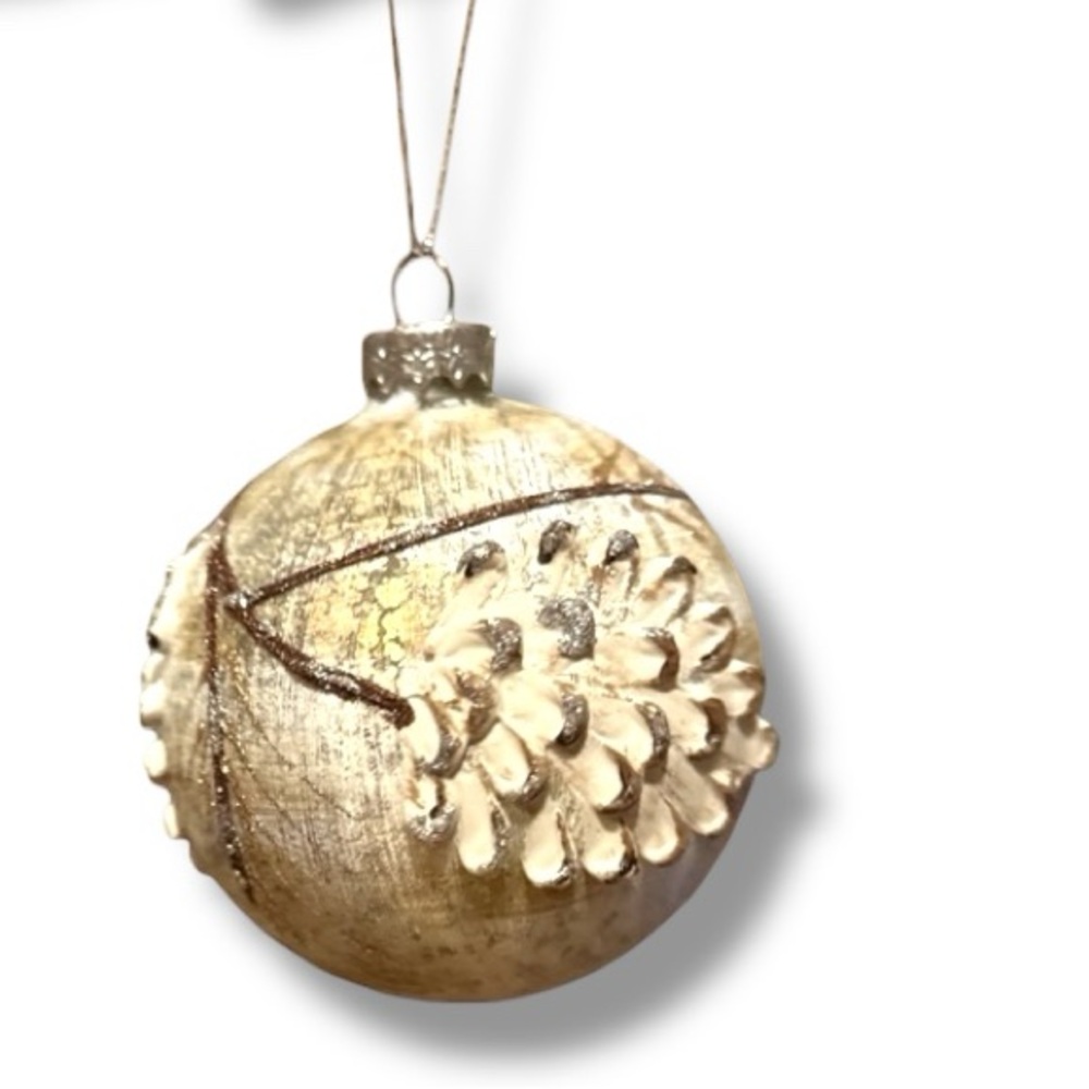 Holiday Ornament -  Silver and Gold